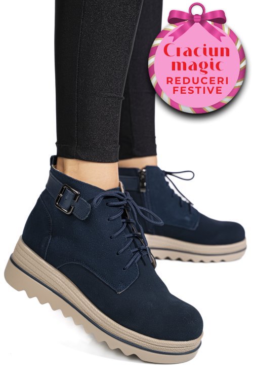 Ghtete bleumarin piele naturala intoarsa 2sp0211a