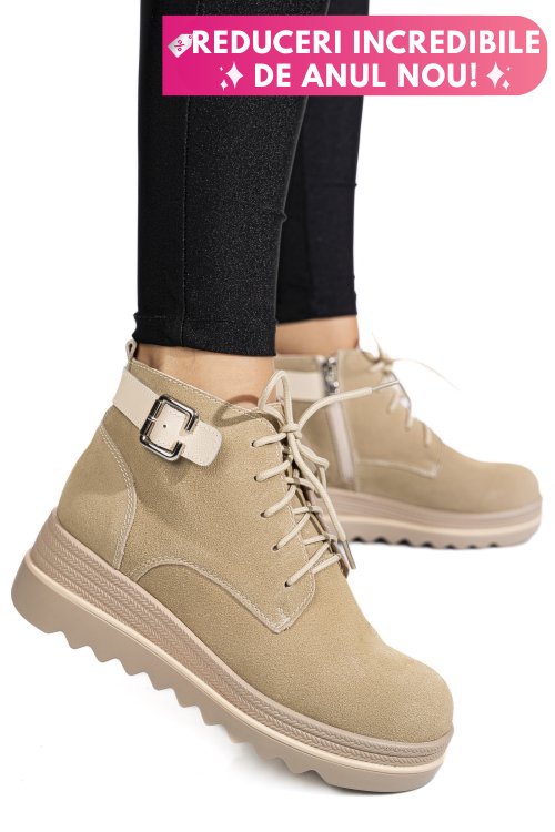 Ghtete bej piele naturala intoarsa 2sp0211a