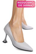 PANTOFI GRI PIELE NATURALA 1PC802