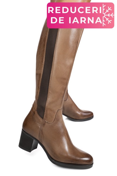 Cizme dama piele naturala maro ws77b70h07