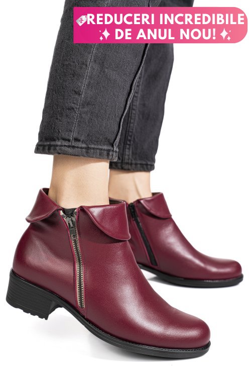 Ghete visinii piele naturala 2pc25lib