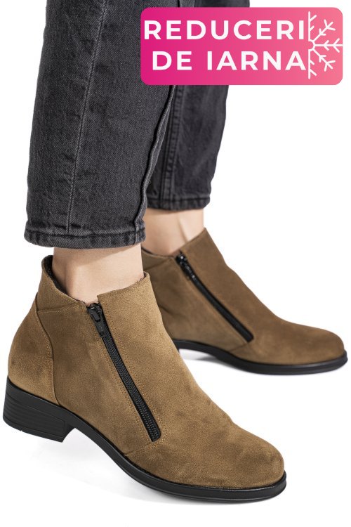 Ghete maro piele naturala intoarsa 0pc1