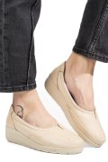 PANTOFI BEJ PIELE NATURALA 0PC5MM