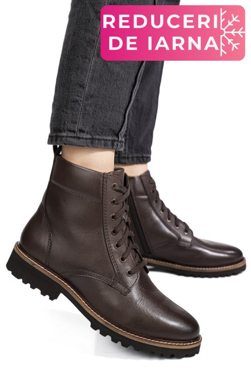 Ghete maro piele naturala 8s77589