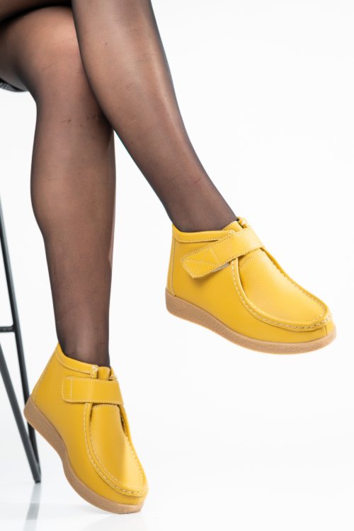 Ghete yellow piele naturala 9sp601-1