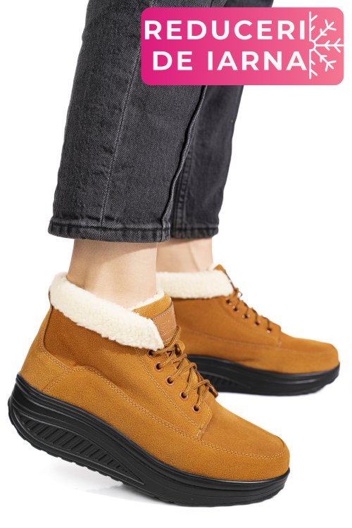 Ghete wine piele naturala intoarsa asp603-1