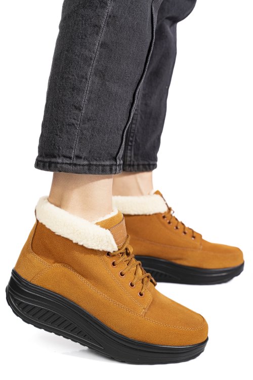 Ghete wine piele naturala intoarsa asp603-1