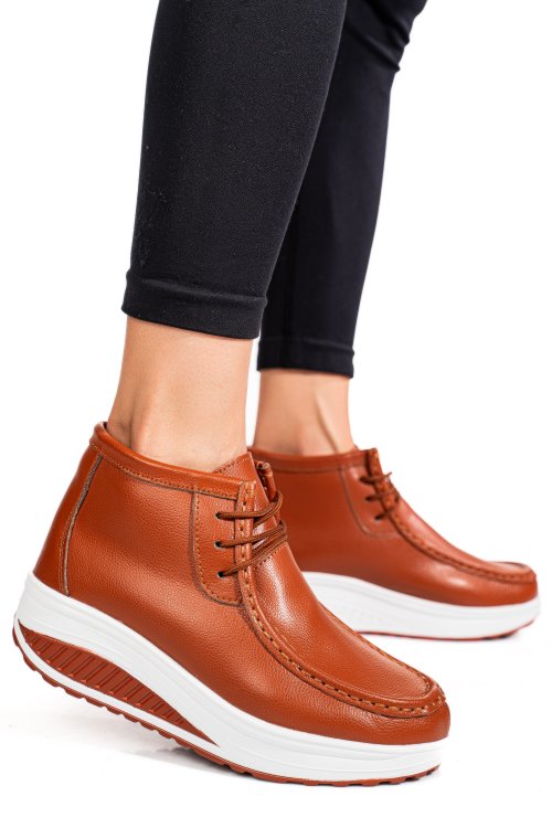 Ghete maro piele naturala asp385