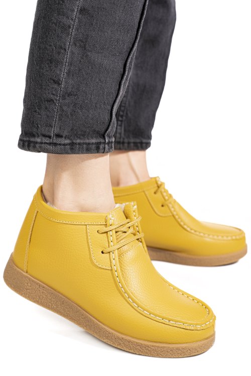 Ghete yellow piele naturala 9sp602-2