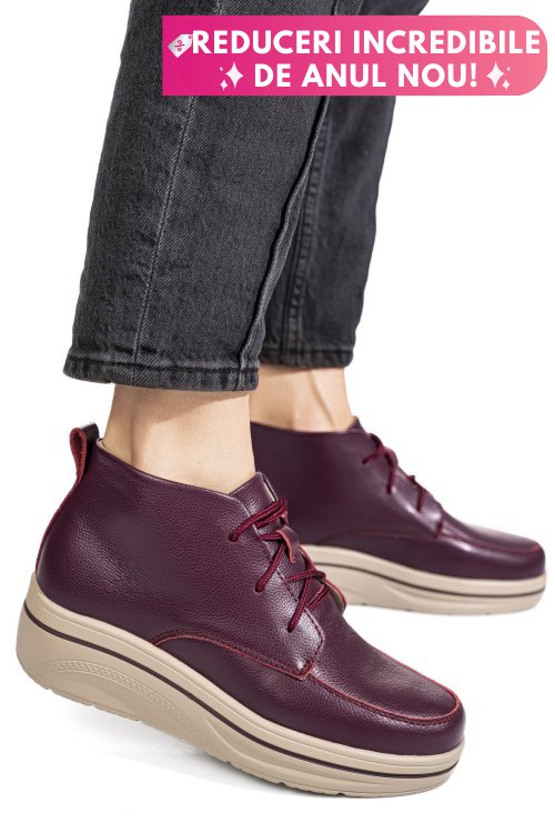 Ghete visinii piele naturala 0sp583