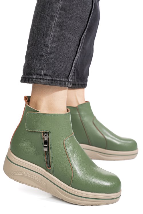 Ghte verzi piele naturala 2sp0682