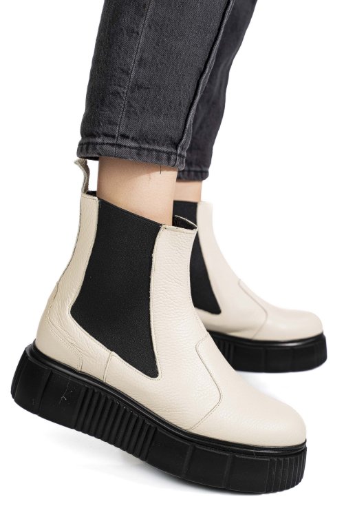 Ghete crem piele naturala 2pc01l