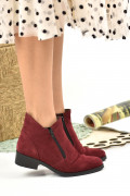 GHETE BORDO PIELE NATURALA INTOARSA 3PC16
