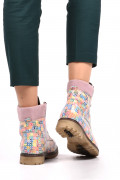 GHETE MULTICOLOR PIELE NATURALA 2PC01