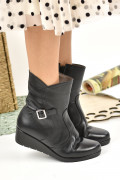 GHETE NEGRE PIELE NATURALA 3PC21