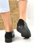 PANTOFI VERZI PIELE NATURALA 2PC00