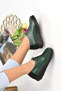 PANTOFI VERZI PIELE NATURALA 2PC00