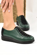 PANTOFI VERZI PIELE NATURALA 2PC00